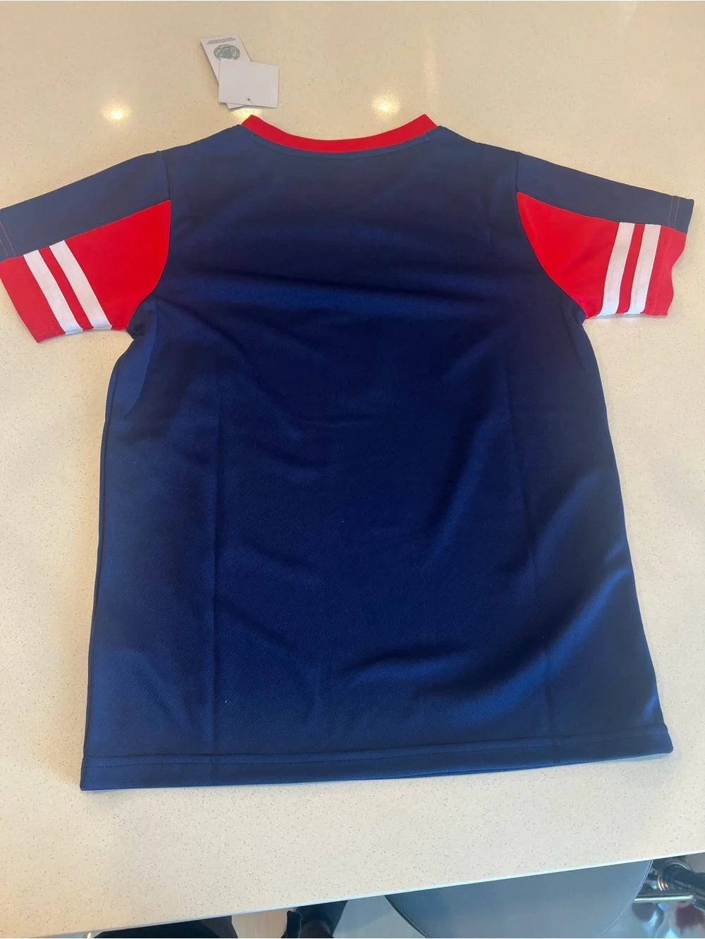 United States Soccer Kids Jersey - Navy with Red Accents